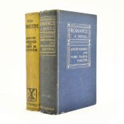 CONRAD, JOSEPH & MADOX HUEFFER, FORD. TWO FIRST EDITIONS NOVELS IN ORIG. CLOTH