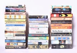 SIGNED MODERN FIRST EDITIONS. LARGE COLLECTION OF SIGNED LITERARY FICTION TITLES