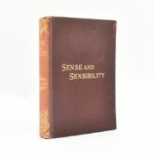 AUSTEN, JANE. C1895 SENSE AND SENSIBILITY IN ORIG. CLOTH