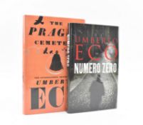 ECO, UMBERTO. TWO SIGNED FIRST EDITIONS IN ENGLISH