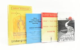 MURAKAMI, HARUKI. FOUR NON-FICTION TITLES INCL. PROOF COPY