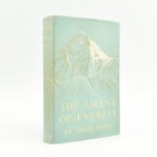 HUNT, JOHN. 1953 THE ASCENT OF EVEREST SIGNED BY EDMUND HILLARY