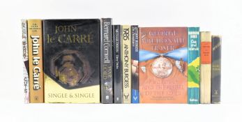 MODERN FIRST EDITIONS. COLLECTION OF 11 TITLES INCL. ANTHONY BURGESS, LE CARRE, BERNARD CORNWELL ETC