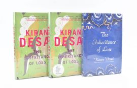 DESAI, KIRAN. 2006 THE INHERITANCE OF LOSS SIGNED FIRST EDITION & TWO FINE FIRST EDITIONS