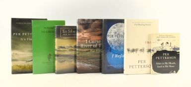 PETTERSON, PER. COLLECTION OF SEVEN SIGNED FIRST EDITIONS & PROOF COPIES