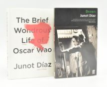 DIAZ, JUNOT. TWO SIGNED FIRST EDITIONS - THE BRIEF WONDROUS LIFE OF OSCAR WAO & DROWN
