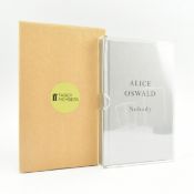 CONTEMPORARY POETRY. 2019 NOBODY BY ALICE OSWALD LIMITED EDITION & ANOTHER