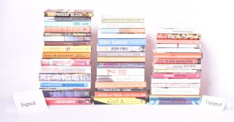 SIGNED MODERN FIRST EDITIONS. LARGE COLLECTION OF LITERARY FICTION TITLES