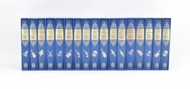 FOLIO SOCIETY. SEVENTEEN OF TWENTY AUBREY-MATURIN NOVELS BY PATRICK O'BRIAN