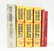 JOHNSON, DENIS. COLLECTION OF SIX SIGNED FIRST EDITION & PROOF COPIES
