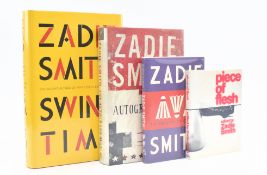 SMITH, ZADIE. THREE SIGNED FIRST EDITIONS & ANOTHER