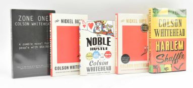 WHITEHEAD, COLSON. COLLECTION OF SIGNED FIRST EDITIONS & A PROOF COPY