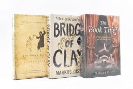 ZUSAK, MARKUS. 2007 THE BOOK THIEF SIGNED FIRST EDITION & TWO OTHERS