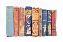 CHILDRENS & ILLUSTRATED. COLLECTION OF NINE DECORATIVE & PICTORIAL CLOTH TITLES