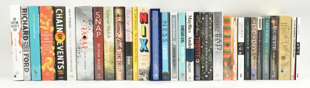 SIGNED MODERN FIRST EDITIONS. LARGE COLLECTION OF SIGNED LITERARY FICTION TITLES