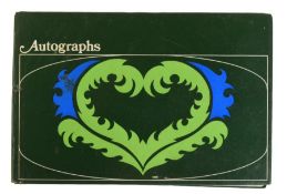 AUTOGRAPH ALBUM - RONNIE BARKER, SPIKE MILLIGAN, DEPECHE MODE ETC