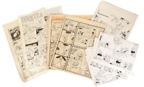COMIC BOOK / ANNUAL ARTWORK - COLLECTION OF ORIGINAL ART