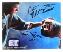 ET THE EXTRA TERRESTRIAL - DUAL SIGNED 8X10