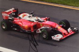FORMULA ONE - SEBASTIAN VETTEL - AUTOGRAPHED 8X12