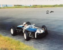 MOTOR RACING - STIRLING MOSS - AUTOGRAPHED 8X10