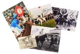 HORSE RACING - COLLECTION OF SIGNED PHOTOGRAPHS