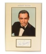 SEAN CONNERY - JAMES BOND 007 - AUTOGRAPH DISPLAY