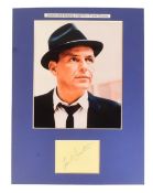 FRANK SINATRA (1915-1998) - AUTOGRAPH ON ALBUM PAGE