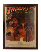 INDIANA JONES AND THE FATE OF ATLANTIS (VIDEO GAME) - ORIGINAL POSTER