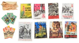MOVIE POSTERS - LARGE COLLECTION OF FRENCH 1940S / 50S POSTERS