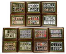 THE BEATLES - WARUS - COLLECTION OF FRAMED TRADING CARD SETS