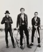 THE CLASH - PAUL SIMONON - SIGNED 8X10