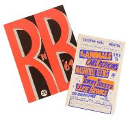 ROCK 'N ROLL - R'N'B 1964 - SIGNED PROGRAMME FROM THE COLSTON HALL, BRISTOL