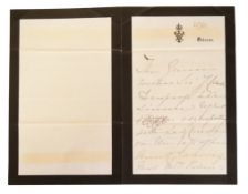 QUEEN VICTORIA (1819-1901) - LETTER IN HER HAND