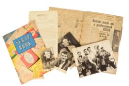 GENE VINCENT - TWO VINTAGE 1950S / 60S SCRAP ALBUMS