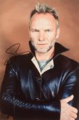 STING - THE POLICE - AUTOGRAPHED 8X12