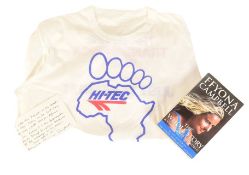 FFYONA CAMPBELL - TRANS-AFRICA WALK - WORN SHIRT & LETTER