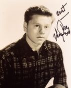 MICKEY ROONEY (1920-2014) SIGNED 8X10