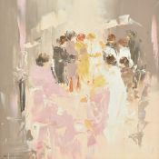 PATRICK ROUSSEAU - 'PARTY' - OIL PAINTING ON CANVAS