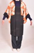 JAPANESE LADIES' SATIN REVERSIBLE KIMONO DRESS / ROBE
