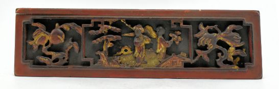 QING WOODEN AND GILDED 