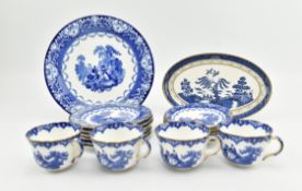 20TH CENTURY ROYAL DOULTON BLUE AND WHITE PART DINNER SERVICE