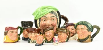 COLLECTION OF TEN 20TH CENTURY ROYAL DOULTON TOBY JUGS