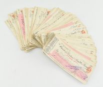 COLLECTION OF EDWARDIAN BANK CHEQUES OF LOCAL INTEREST TO BATH