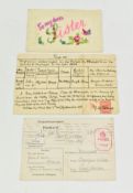WW2 1943 PRISONER OF WAR POSTCARD FROM MARLAG UND MILAG NORD