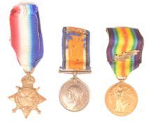 WWI FIRST WORLD WAR MEDAL TRIO - ROYAL ARTILLERY