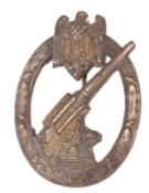 WWII SECOND WORLD WAR GERMAN ARMY FLAK ARILLERY BADGE