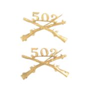 SECOND WORLD WAR BRITISH MADE 502 PARACHUTE REGIMENT BADGES