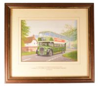 ERIC BOTTOMLEY - BRITAINS MOTORING HISTORY - ORIGINAL ARTWORK