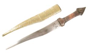 19TH CENTURY PALESTINIAN JAMBIYA KHANJAR DAGGER