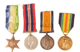 FIRST & SECOND WORLD WAR MEDAL GROUP